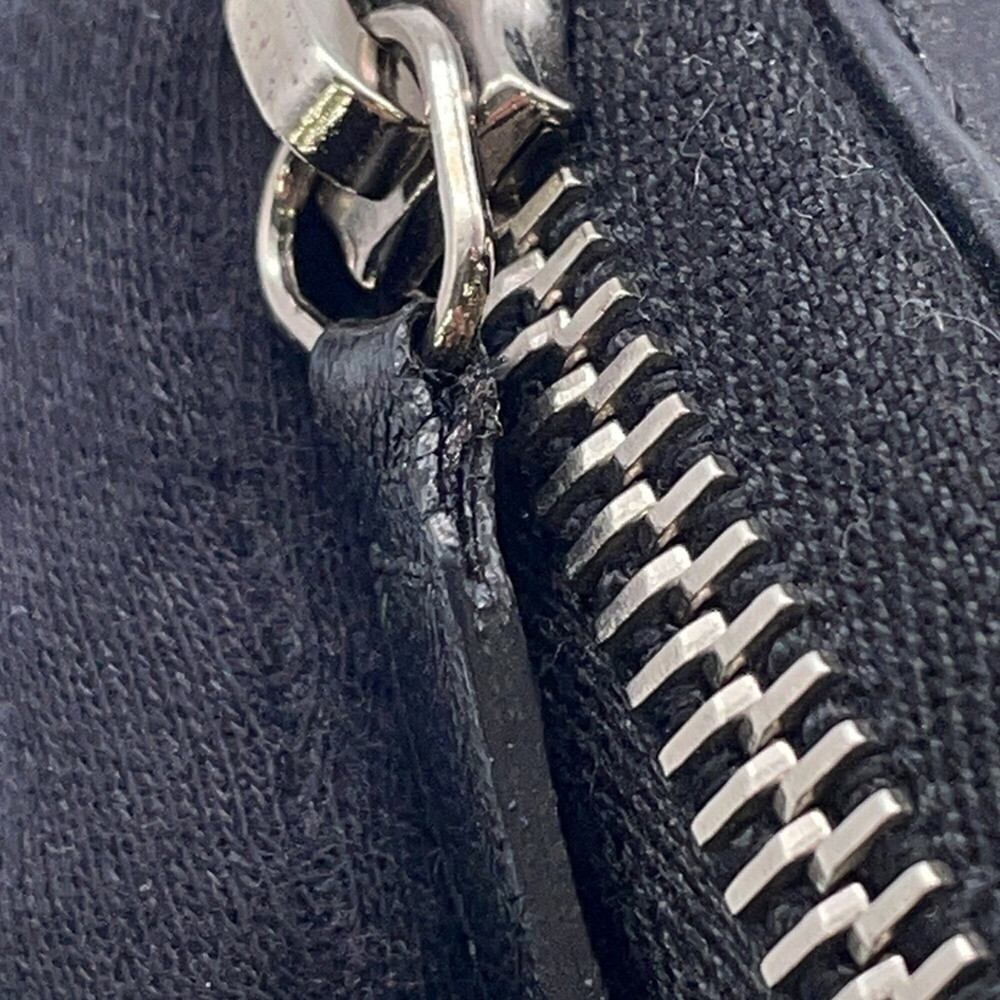 CHANEL Black Lambskin Leather Logo Wallet - Picture 10 of 16